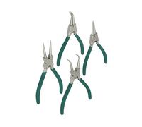 SET DI PINZE BRÜDER MANNESMANN M10471 - Acciaio al cromo vanadio, Dritto e angolato, Manico antiscivolo