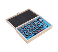 Set di pinze di serraggio in acciaio per molle di precisione, 65 Mn, precisione circa 0,02 mm, mandrino per mandrino, timone, filettatura M16, pinza di serraggio 4-26 mm, pinza elastica