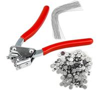 Set di pinze di tenuta, guarnizioni per contatori elettrici, pinze di tenuta con manico curvo da 165 mm, 80 guarnizioni e 80 pezzi di filo (170 mm)