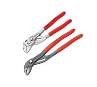 Set Di Pinze E Chiave A Pappagallo Knipex Lunghezza 250Mm E 180Mm KPX003120V03