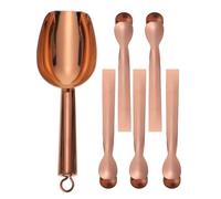 Set di Pinze e Paletta per Ghiaccio in Acciaio Inossidabile | Finitura Lucidata Fine, Uso Igienico per Servizio Buffet e Cucina Domestica, Adatto a Cubetti, Dolci e Pietre Whiskey