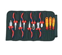 Set Di Pinze E Screwdriver Elettrici In Rotolo Per Strumenti 11 Pezzi KPX001941