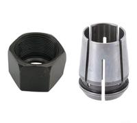 Set di pinze ER11 da 12,7 mm e dadi da 12 mm per router CNC 3612BR RP1800 - Dispositivo di bloccaggio in acciaio legato temprato per fresatura tornio incisione bit PCB PVC taglio Workholding terra