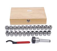 Set di pinze ER40 4-26mm Mk4 da 23 pezzi Economia Industria Scienza Mk4 con pinza M16 + chiave, acciaio per molle 65Mn, rotondo