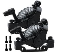 Set di pinze freno a disco a doppio pistone in lega di alluminio per mountain bike, rotore universale anteriore e posteriore, compatibile con rotore da 160 mm