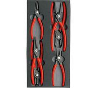 Set Di Pinze Per Anelli Di Ritenzione Knipex 00 20 01 V02 - 6 Pezzi