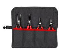 Set di pinze per anelli di sicurezza Ø 12 - 60 mm, 4 pezzi, Set pinze rosso