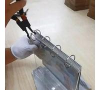 Set di pinze per anelli elastici da 17,8 cm, 4 pezzi, pinze per anelli elastici interni/esterni, con punte piegate e dritte, struttura in acciaio al carbonio, manici antiscivolo in PVC per riparazione