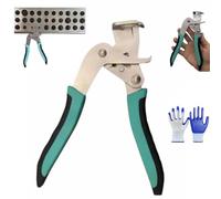 Set di pinze per anelli elastici, pinze per clip auto e strumenti per la rimozione di elementi di fissaggio, clip, rivetti e fibbie, 2 pezzi per smontaggio senza sforzo del pannello senza danni