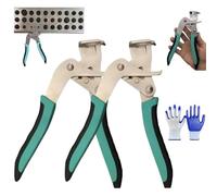 Set di pinze per anelli elastici, pinze per clip auto e strumenti per la rimozione di elementi di fissaggio, clip, rivetti e fibbie, 2 pezzi per smontaggio senza sforzo del pannello senza danni