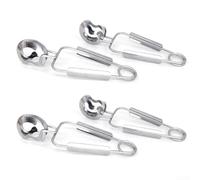 Set di pinze per caramelle e pinze per lumache, gadget da cucina in acciaio , 4 pezzi