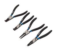 Set Di Pinze Per Circlip Interni Ed Esterni Draper 4 Pezzi Dritto E Curvo 38999