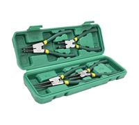 Set Di Pinze Per Circlip | Set Per Circlip A Molla Interni Ed Esterni,Pinze Con Bloccaggio Caricato Per Ritenuta - Per Automobilistico Edile Meccanico Officina Domestica Elettricista Residenziale