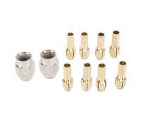 Set di Pinze per Mandrino per Trapano in Ottone, Strumento Adattatore a Rapido, Opzioni di Dimensioni, Precisione Migliorata, Set Completo, Compatibile con Utensili Rotanti,