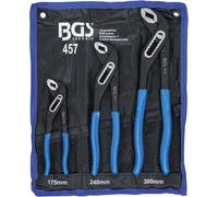BGS technic Set pinze regolabili a pappagallo 457 - Professionali - 3 pz