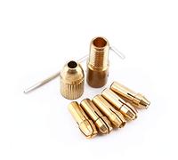 Set di pinze per punte in rame da 8 pezzi per micropunte elicoidali da 0,5 mm a 3 mm Gamma di dimensioni per piccoli motori elettrici Circuito PCB Legno Pannello ABS e