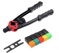 Set di Pinze per Rivettare Rivettatrice manuale for inserti rivetti, mandrini manuali M3 M4 M5 M6 M8 M10 M12(M3-M8 SET)