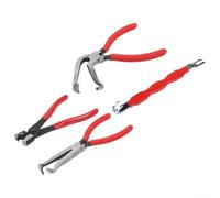 Set di pinze per scollegamento elettrico, kit professionale di pinze per connettori elettrici auto, per sensori di flusso di massa, relè, fusibili, facili da usare, 190 mm (4 pezzi)