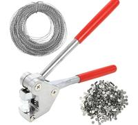 Set di Pinze per Sigillare con 40 Sigilli Rotondi e 30 Metri di Filo di Tenuta, Adatto per Sigilli Rotondi da 8 a 10 mm
