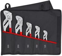SET DI PINZE PER TUBI IN CUSTODIA, 5 PEZZI, 125-300 MM - KN 00 19 554