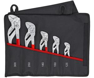 SET DI PINZE PER TUBI IN CUSTODIA, 5 PEZZI, 125-300 MM - KN 00 19 554