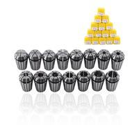 Set di pinze Pinza a molla, 15 pezzi ER20 Set di pinze a molla per macchina per incidere CNC e fresatrice per tornio Pinza per incisione da 1-13 mm