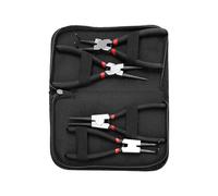 Set di pinze professionali per anelli di fissaggio per installazione e rimozione precise di anelli di bloccaggio ad alta resistenza materiali in acciaio pinze per anelli di sicurezza per elettronica