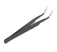 Set di pinzette. 1 set di pinzette dritte curve con punta in acciaio inossidabile micro. Set di pinzette di precisione a punta fine. Set (dimensioni: punta affilata)