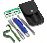 Set Di Pinzette per La Rimozione Delle Zecche 5 Set Con Custodia - Protezione Si