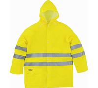 Set Di Pioggia Pvc Ad Alta Visibilità Giallo Delta Plus 604 Taglia L -en604jagt