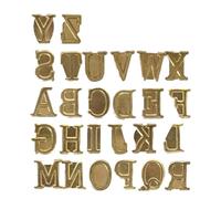 Set Di Pirografa - Marchio Calda Per Punzoni, Numeri Incisi Alfabeto, Strumento Di Combustione Della Superficie Universale, Accessorio Per Il Design Creativo | Personalization Metal Workshop Pannello