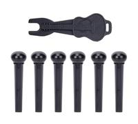 Set di piroli e estrattore per chitarra acustica, pioli per ponte per chitarra bassa, strumento di rimozione delle corde, facile da usare