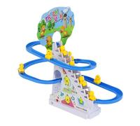 Set di pista elettrica: set di giocattoli per auto da 30 pezzi, anatre in movimento pista da arrampicata, montagne russe dinamiche | Giocattolo educativo creativo per ragazze per 3 anni in più