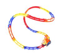 Set di piste da corsa per trenini elettrici, giocattolo educativo, set di