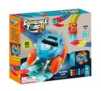 Set Di pistePer Auto Per Bambini - Durevole Set Da Gioco Per La Costruzione Di pisteIn ABS Per Bambini 3 Ai 12 Anni, Confezione Da 41,5x31 Cm | Giocattolo Creativo Per Pista Da Corsa, Kit Pratic