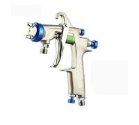 Set di pistole a spruzzo ad aria compressa Pistola a spruzzo pneumatica Pistola a spruzzo manuale manuale 1.0/1.3/1.5/1.8mm Spruzzatore di vernice 400CC Serbatoio in plastica for verniciatura auto(Low