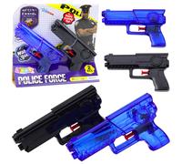 Set di pistole ad acqua Polizia blu nero 2pz