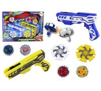 Set di pistole con dischi metallici e luci LED