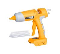Set di pistole per colla a caldo senza fili per batteria Dewalt 20 V 60 V, pistola per colla a caldo con 10 bastoncini da 0,43 pollici, per riparazioni domestiche, arti e mestieri (batteria non