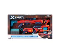 Set di pistole X-Shot Combo Hawk Eye + Xcess + Fury 4 + Micro