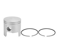 Set di pistone e segmenti in alluminio, kit di ricambio per pistoni del motore, pezzi di ricambio di alta precisione per motori automobilistici, con 1 pistone e 2 segmenti, per il