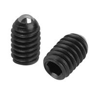 Set di Pistoni a Molla con Sfera in Acciaio Al Carbonio 10 Pezzi M4 con Filettatura a Vite e Esagono Incassato J MASON | Versatile per Dispositivi Meccanici, Morsetti,