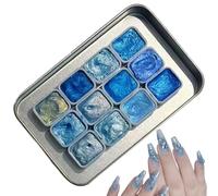 Set di pittura ad glitterata per bambini, 12 colori, portatile, per principianti, artisti, bambini, ragazzi, ragazze, casa, scuola, scuola, compleanno