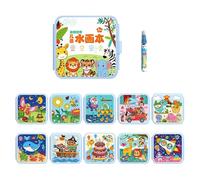 Set di pittura ad - Materiale didattico portatile con pennarelli, fiabe e di animali, kit da da viaggio senza sbavature | Ideale per bambini, principianti, artisti, aule, ca