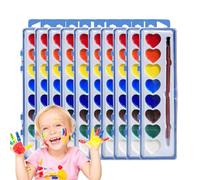 Set di pittura ad , Set di acquerelli a forma di cuore, Kit per pittura ad , Pittura ad lavabile, forniture artistiche ad , Set di pittura con pennello