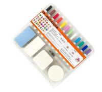Set di pittura con texture in schiuma - Set di arte morbida e versatile con effetto 3D con pennarello, set di pittura colorata fontana | per adulti, bambini, ragazze, artigianato, Pasqua, giardino