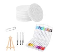 Set Di Pittura Di Texture Di Schiuma - Kit Di Artigianato Di Pittura Gonfiata | 12 Colori Vivaci Con Strumenti Per Il Disegno Di Carta Arte, Forniture Di Pittura Di Texture Per L