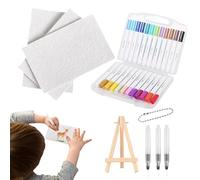 Set Di Pittura Di Texture Di Schiuma - Kit Di Artigianato Di Pittura Gonfiata | 12 Colori Vivaci Con Strumenti Per Il Disegno Di Carta Arte, Forniture Di Pittura Di Texture Per L