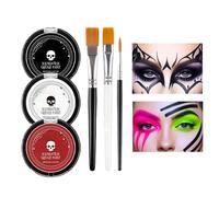 Set di pittura in bianco e nero, N su Tossic Formula, 7.35x1.5x7.35 cm, kit di trucco lavabile, cosmetici Vampire SFX, miscelabilità professionale, per adulti Vampire Woman Kids Men Skeleton