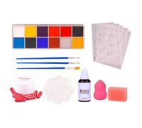 Set di pittura per il viso di Halloween, per bambini, con sangue finto lavabile, per cosplay, feste di vampiro, feste, vacanze, feste di compleanno